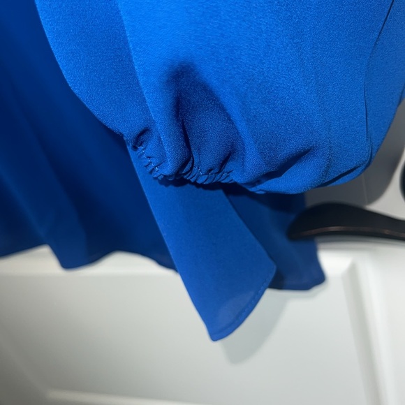 New York and Company Elegant Blue Women's Top Large - Picture 3 of 4